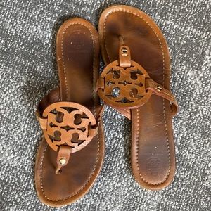 Tory Burch Miller Leather Sandals